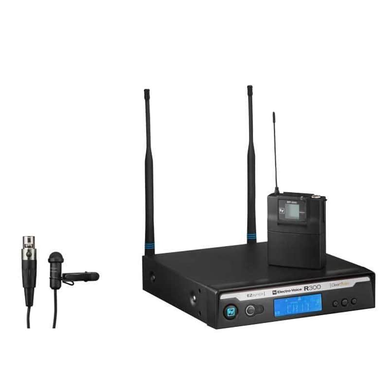 Electro-Voice R300-L-C Wireless Bodypack System with ULM18 Directional - 516-532MHz image 1