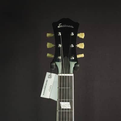Eastman T64 Trapeze Iced Blue Metallic Hollowbody Electric w/Gig Bag image 6