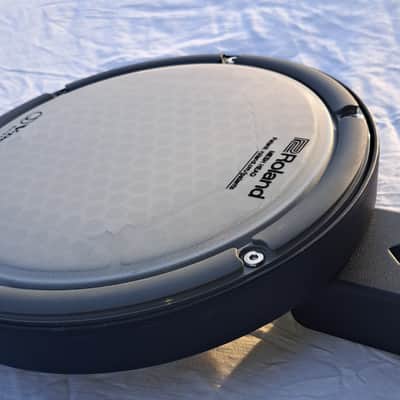 ROLAND PDQ8 8 INCH QUIET DESIGN ELECTRONIC V DRUM Snare Tom Accessory PAD EXCELLENT! 1 of 3 image 4