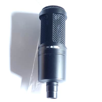 Audio-Technica AT2020 Large Diaphragm Cardioid Condenser Microphone 2010s - Black image 4