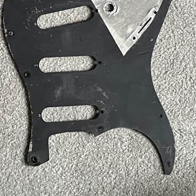1973 1974 1975 1976 Fender Stratocaster guitar pickguard black image 3