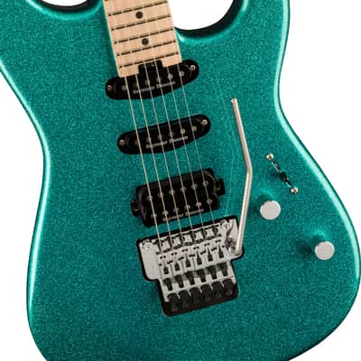 Charvel Pro-Mod San Dimas Style 1 HSS FR M, Maple Fingerboard, Aqua Flake image 2