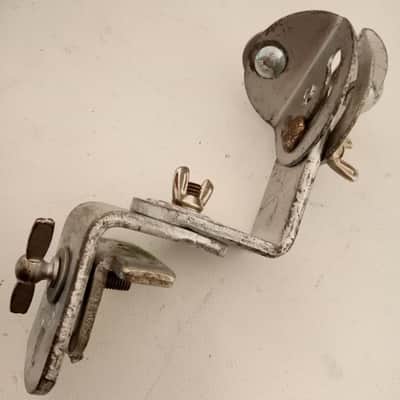 *Slingerland Clamp-On Ratchet Tom Mount Bass Drum Wood-Hoop Radio King 50s #1285 image 1