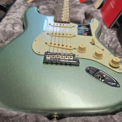 Fender American Professional II Stratocaster BRAND NEW Surf Green Metallic Pearl Rosewood USA Strat Guitar image 4