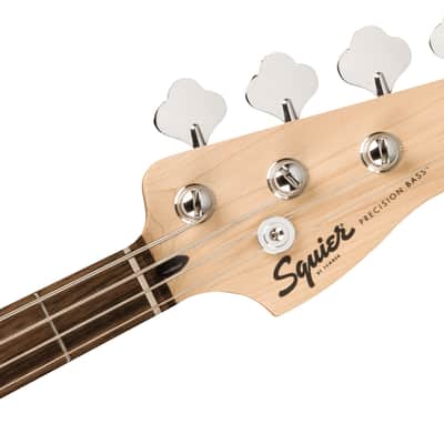 Fender Squier Sonic Precision Bass, Laurel Fretboard, White Pickguard, Black image 5