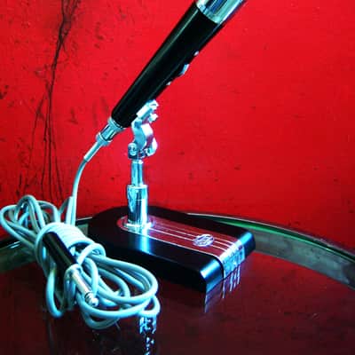 Vintage 1950's Aiwa DM-8 dynamic omni-directional Microphone Hi Z w accessories Calrad Olson Lafayette # 3 image 5