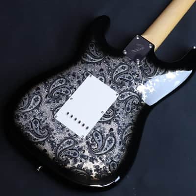 Fender MIJ Limited Edition Paisley Stratocaster 2024 - 2025 - Black Paisley image 4