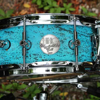 HHG Drums Super-muff Seamless Copper Snare Drum 2022 Natural Patina Copper image 2