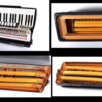 Immagine Top German Made LMM Accordion Hohner Verdi III N - 120 bass, 10 reg./Master switch+Original Hard Case & Brand New Leather Shoulder Straps ~ VIDEOS - 10