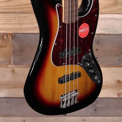 Squier Classic Vibe '60s Jazz Bass Fretless 3-Color  Sunburst image 2