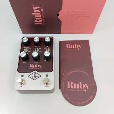 Universal Audio Ruby ’63 Top Boost Amplifier 2022 - Present - Ruby / Silver image 1