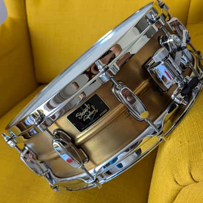 Tama SC145A40 Stewart Copeland Signature 40th Anniversary 14x5" Snare Drum 2021 - Present - Antique Brass image 3