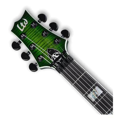 ESP LTD Alex Skolnick AS-1FR FM Electric Guitar - Lime Burst - B-Stock image 4