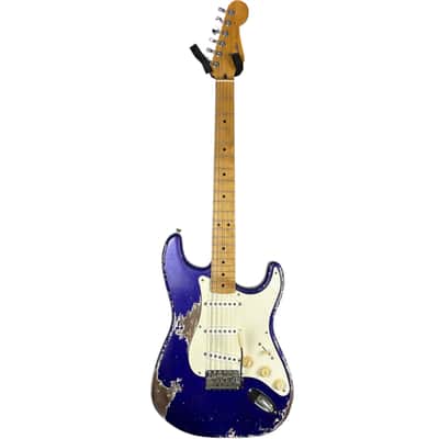 Fender MJT 50s Reissue Stratocaster - Purple Metallic - Heavy Relic image 3