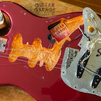 1981 Fender USA Stratocaster Hardtail Burgundy Mist refin - original pickups - original hardcase image 22