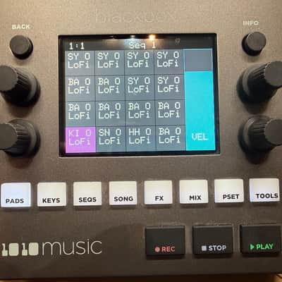 1010 Music Blackbox Desktop Compact Sampling Studio 2016 - Present - Black image 2