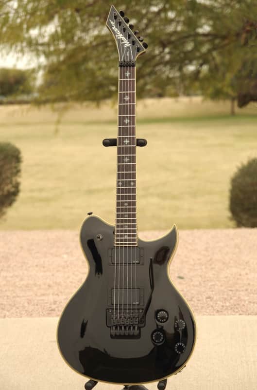 Washburn Idol HM WI-50V in Black w/ Schaller Floyd Rose, Grover