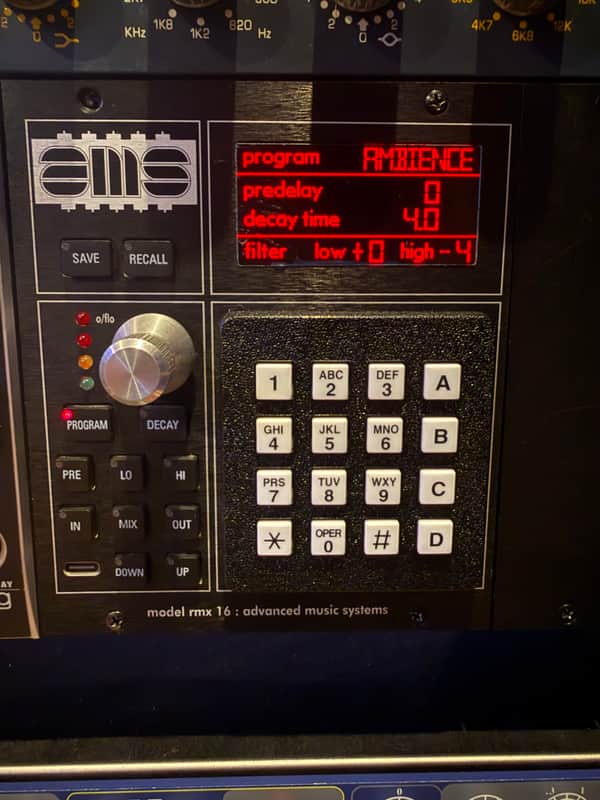 AMS RMX16 500 Series Digital Reverb- Mint! image 1