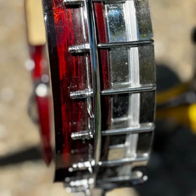 Washburn B-19 5 string banjo 1987 - Sunburst image 7