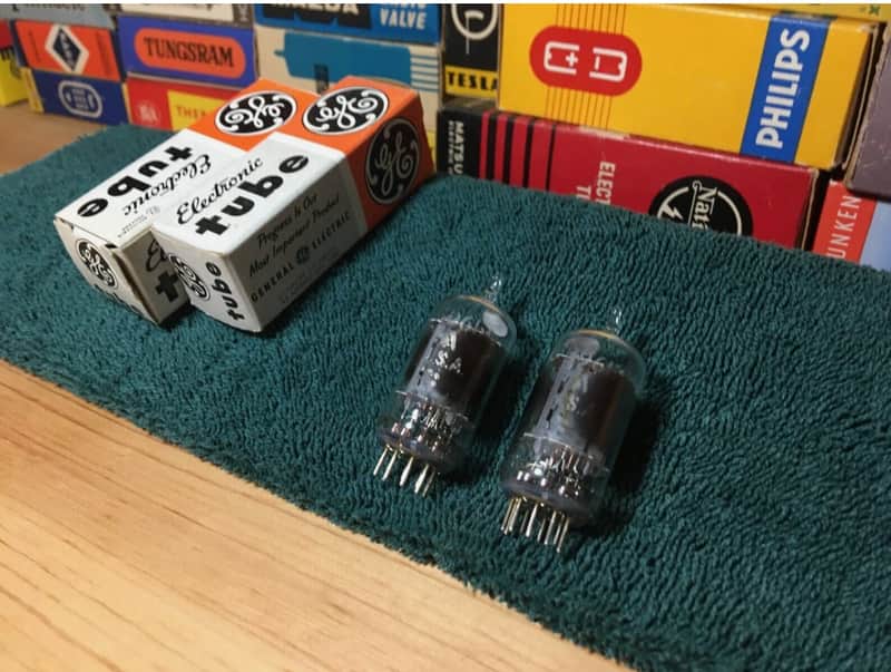 2 NOS 5965 ClearToneTops GE USA AudioTubes~ Popular 12AT7/12AV7~7062 E180CC Sub image 1