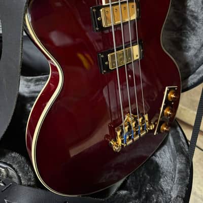 EPIPHONE ALLEN WOODY RUMBLEKAT BASS - WINE RED image 3