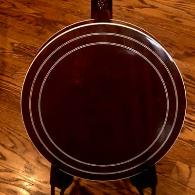 Tim Davis Banjos Mack Crowe Gold Engraved Bluegrass Banjo 2020 Mahogany image 5