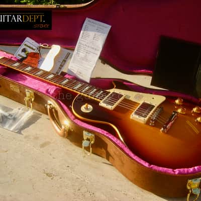 ✮PRISTINE!✮2017 Gibson Custom Shop Les Paul R8*1958 Reissue ✮BOURBON BURST✮8.9 LBS✮CUSTOMBUCKERS!✮58*R9 image 1