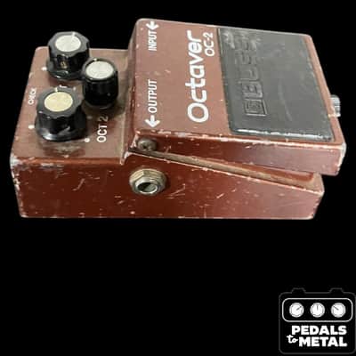 Boss OC-2 Octaver (Black Label) 1989 - 1997 - Brown - X16546 image 4