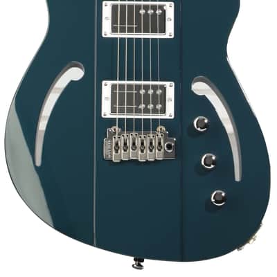 Reverend Kingbolt F-Sonic Electric Guitar - High Tide Blue with Maple Fingerboard image 2