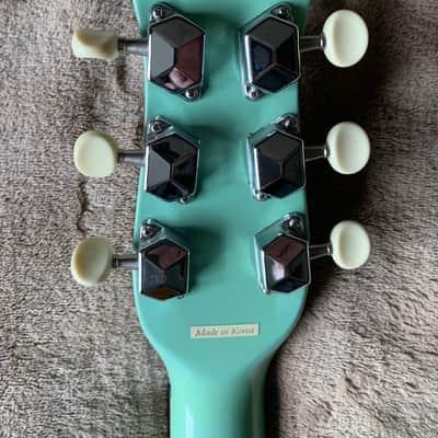 Danelectro Guitar ’56-U2 Reissue 1999 - Aqua Blue image 7