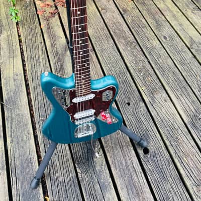 Fender Vintera '60s Jaguar with Pau Ferro Fretboard 2019 - 2023 - Ocean Turquoise image 6