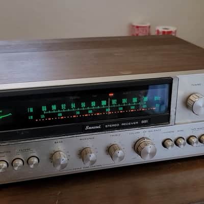 Sansui 881 Vintage Stereo Receiver 60WPC Japan - Powers On, No Sound, For Repair image 3