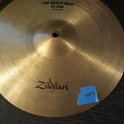 Frank Zappa's Joe's Garage Zildjian 14" A Series Quick Beat Hi-Hat Cymbals (Pair) 1982 - 2012 - Traditional image 5