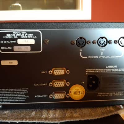 Lexicon 480L Digital Effects System with LARC Remote and Classic Cart image 9