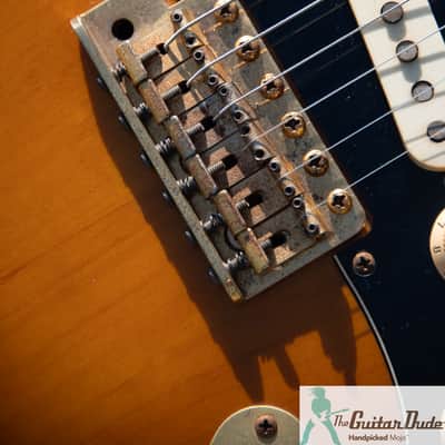 1992 Fender SRV Stevie Ray Vaughan Signature Stratocaster - First Year Run & All Original TONE MONSTER w Tons of MOJO - Pro Set Up w Perfect Frets/Action/Intonation! image 19