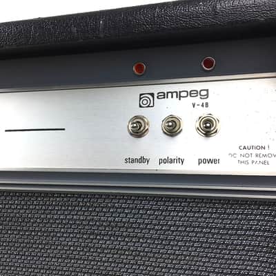 Ampeg V4B - 1970s Black/Silver Face image 4