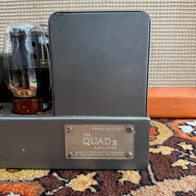 Vintage 1950s 1959 Quad II 2 KT66 Monoblock Hifi Amplifier image 2
