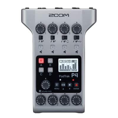 Zoom PodTrak P4 Portable Multitrack Podcast Recorder image 2