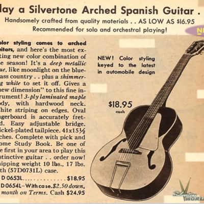 Lot of (12) Silvertone Kentucky Blues Archtops image 2