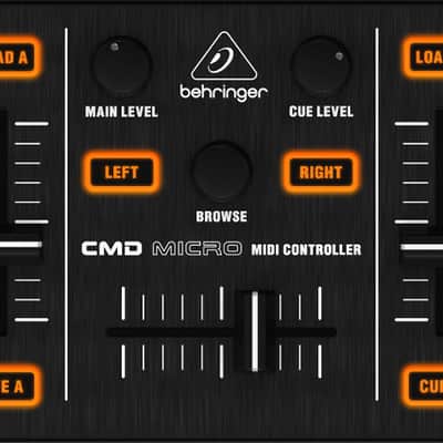 BEHRINGER CMD MICRO Compact 2-Deck USB DJ MIDI Controller + Full Warranty image 2