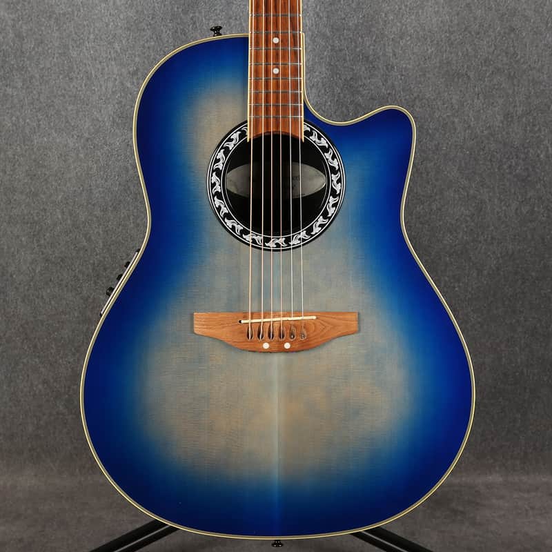 Applause by Ovation AE 28 Electro Acoustic - Blue Burst - 2nd Hand image 1