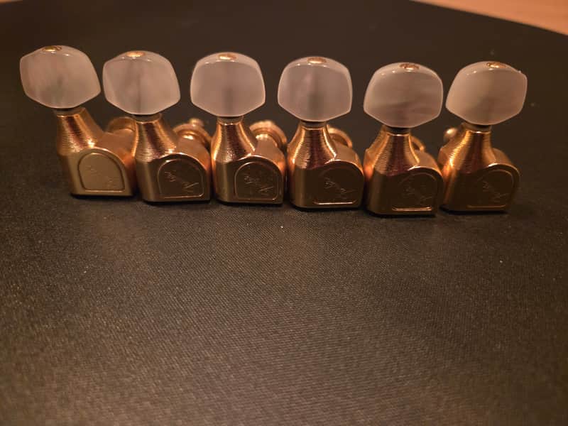 Rare John Mayer Tuners SRV 1 Fender Germany Deluxe Pearloid Botton XGE-1G image 1