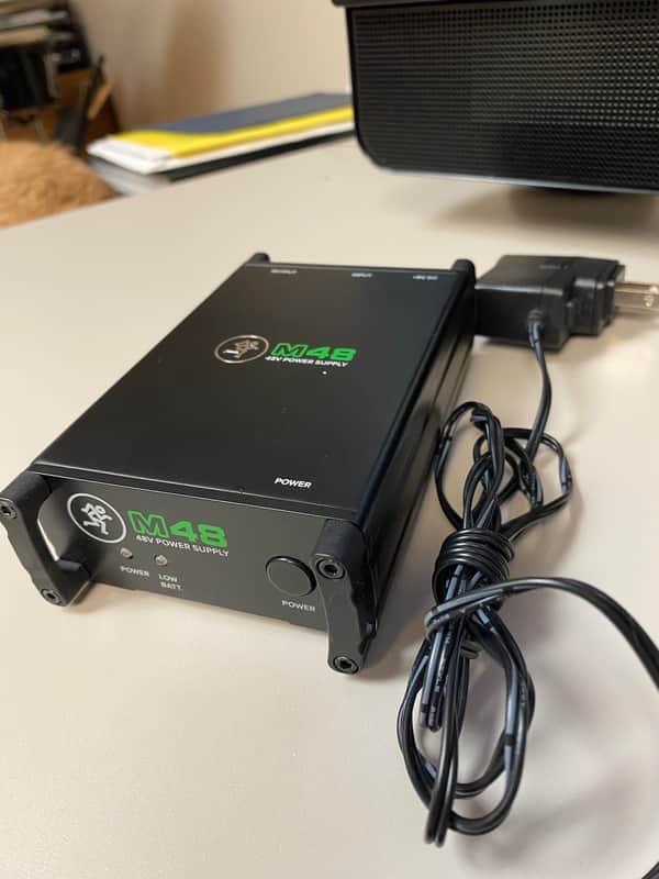Mackie M48 48-Volt Phantom Power Supply 2010s - Black image 1