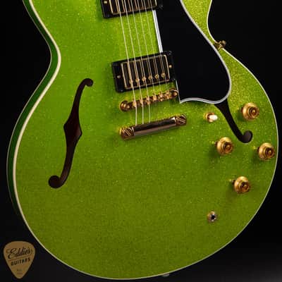 2024 - Gibson Custom Shop Made 2 Measure 1959 ES-335 Reissue Gloss Geko Green Sparkle 8.4 #A940225 image 6