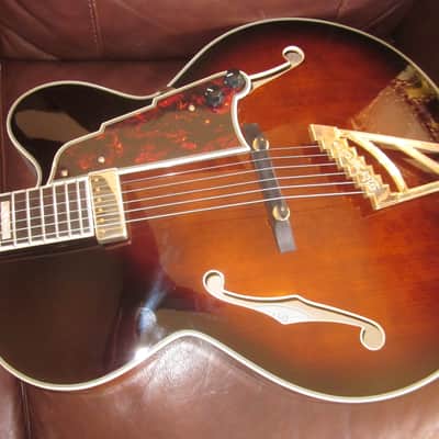 D'Angelico Premier EXL-1 Archtop Electric Guitar Brown Burst w/ Gig Bag DAPEXL1GBRBGT image 2