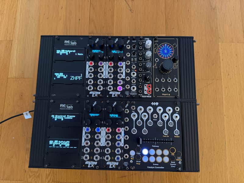Immagine Eurorack complete System (4 Disting ES+ Screens, 4ms Catalyst, Magerit Kayros, Befaco St, Pico Mod) Eurorack complete System (4 Disting ES+ Screens, 4ms Catalyst, Magerit Kayros, Befaco St, Pico Mod) 2026 - 1