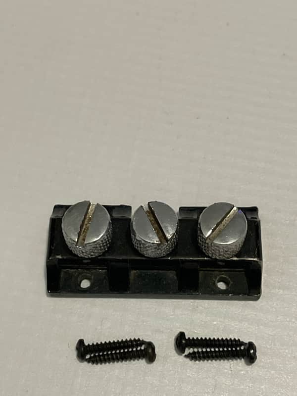 1980's Kahler USA Guitar Black Behind Nut String Lock Locking Nut