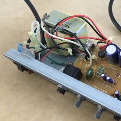 Vintage Fender Musical Instruments Squier PR-357 1990s Black Tolex Made In Korea Project Chassis Amplifier image 4