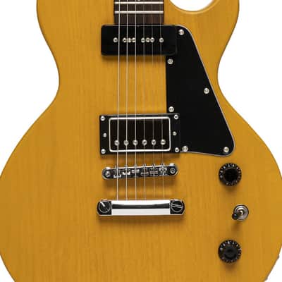 Stagg Standard Series Electric Guitar - Vintage Yellow - SEL-HB90 VYL image 3