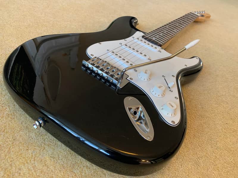 Stagg  Stratocaster  Electric guitar black strat image 1